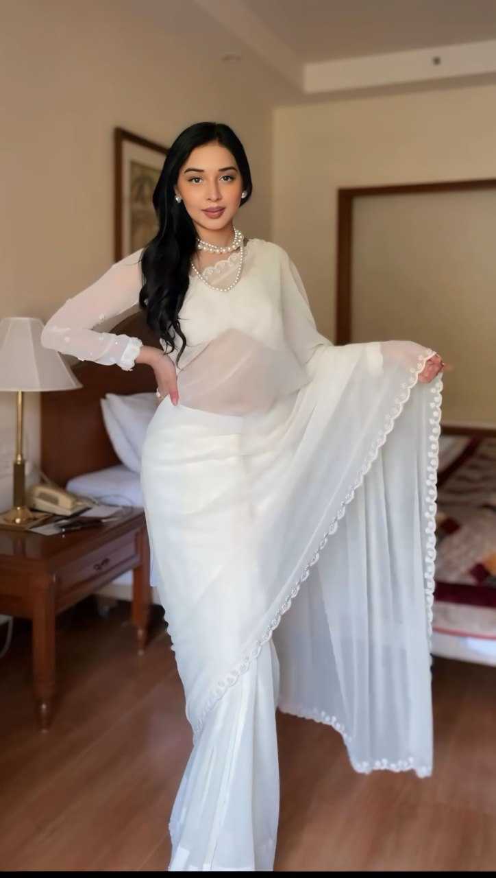 YNF Wholesale Georgette Ready To Wear Sarees KESH606 340 | Surat Manufacturer