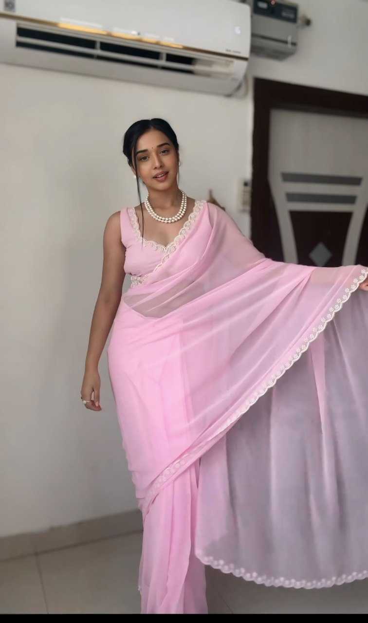 YNF Wholesale Georgette Ready To Wear Sarees KESH606 340 | Surat Manufacturer