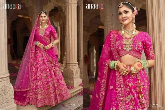 YNF Wholesale Heavy Silk Silk Lehenga KESH530 TATHASTU ANAARA | Surat Manufacturer