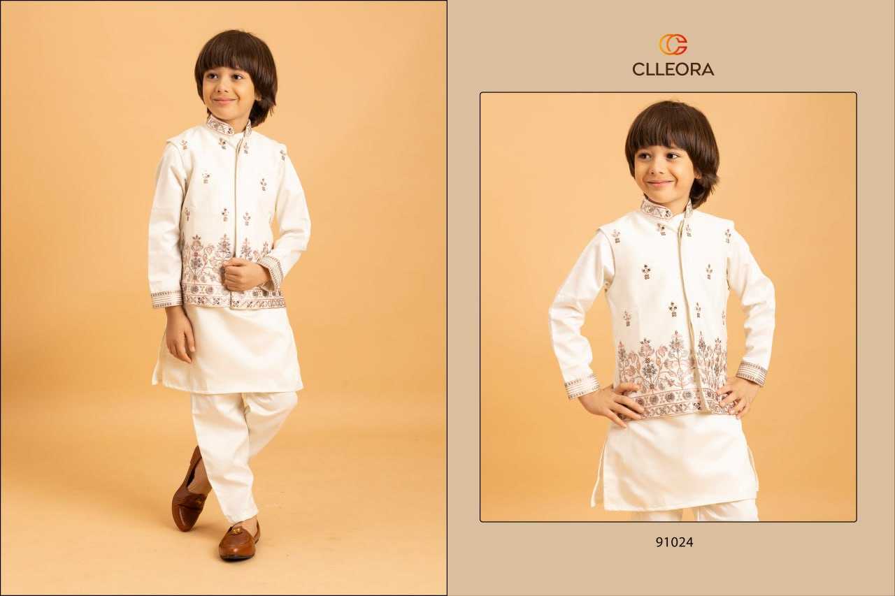 Ynf Malay Satin Silk  Kids Wear Festive Collections Wholesale Kids Festive Wear Boys Ethnic Wear Baby Boy Kurta Set Manufacturer - YNF Online