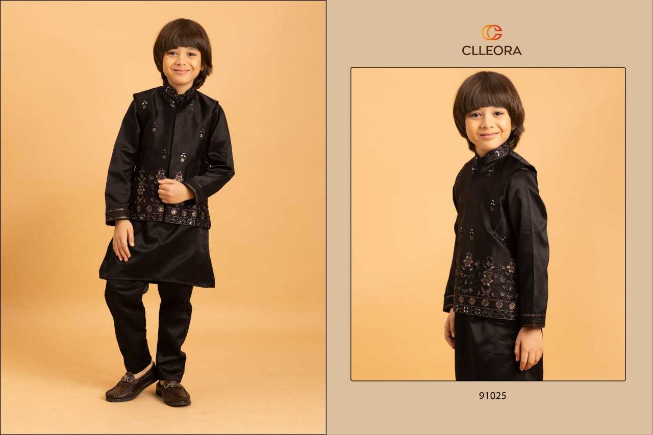Ynf Malay Satin Silk  Kids Wear Festive Collections Wholesale Kids Festive Wear Boys Ethnic Wear Baby Boy Kurta Set Manufacturer - YNF Online