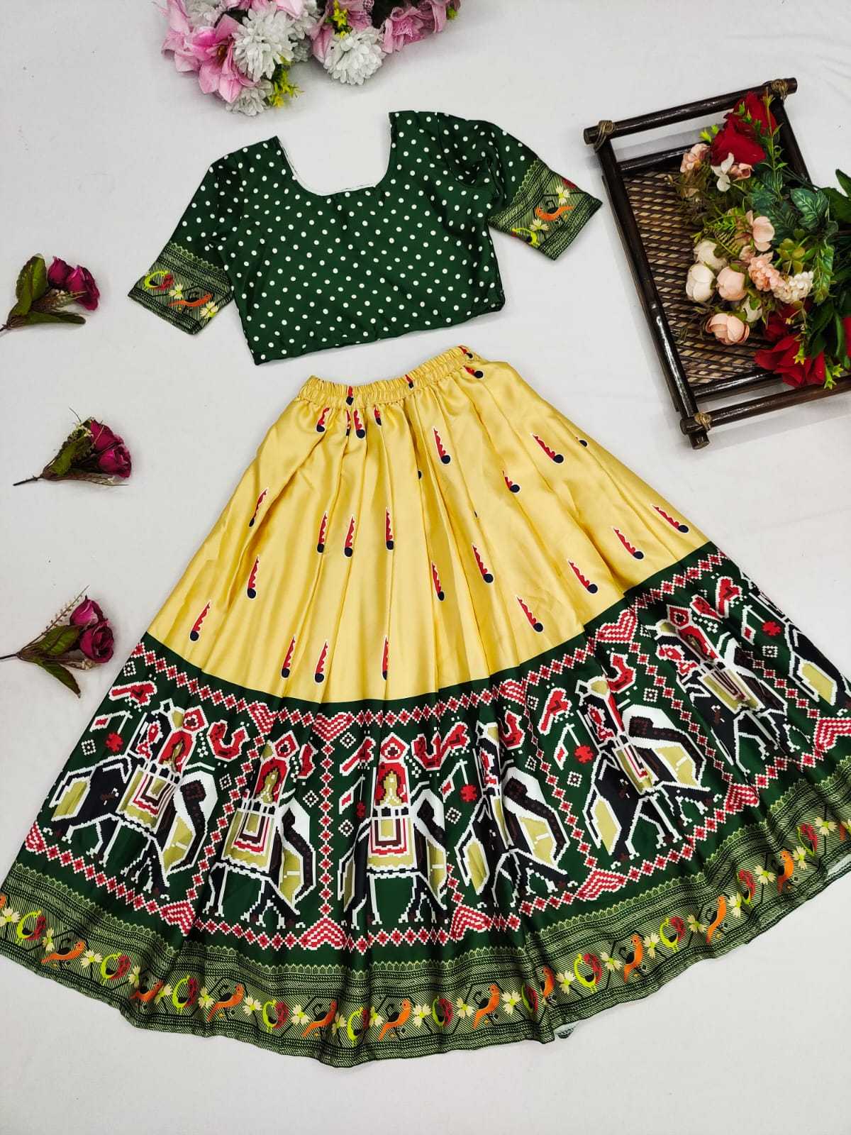 YNF Wholesale Muslin Cotton Kids Lehenga KESH554 KAYA | Surat Manufacturer