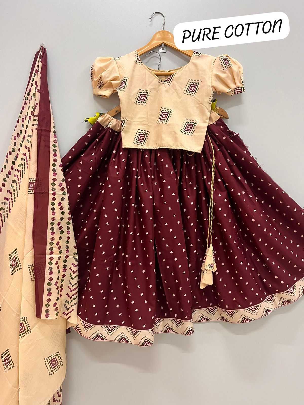 YNF Wholesale Pure Cotton Girls Cotton Frocks RIN235 CANVAS | Surat Manufacturer