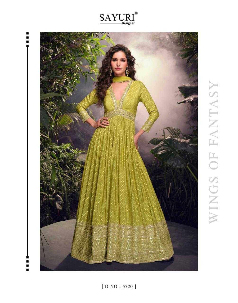 YNF Wholesale Pure Viscos Silk Party Gowns KESH530 SAYURI LAKSHITA | Surat Manufacturer