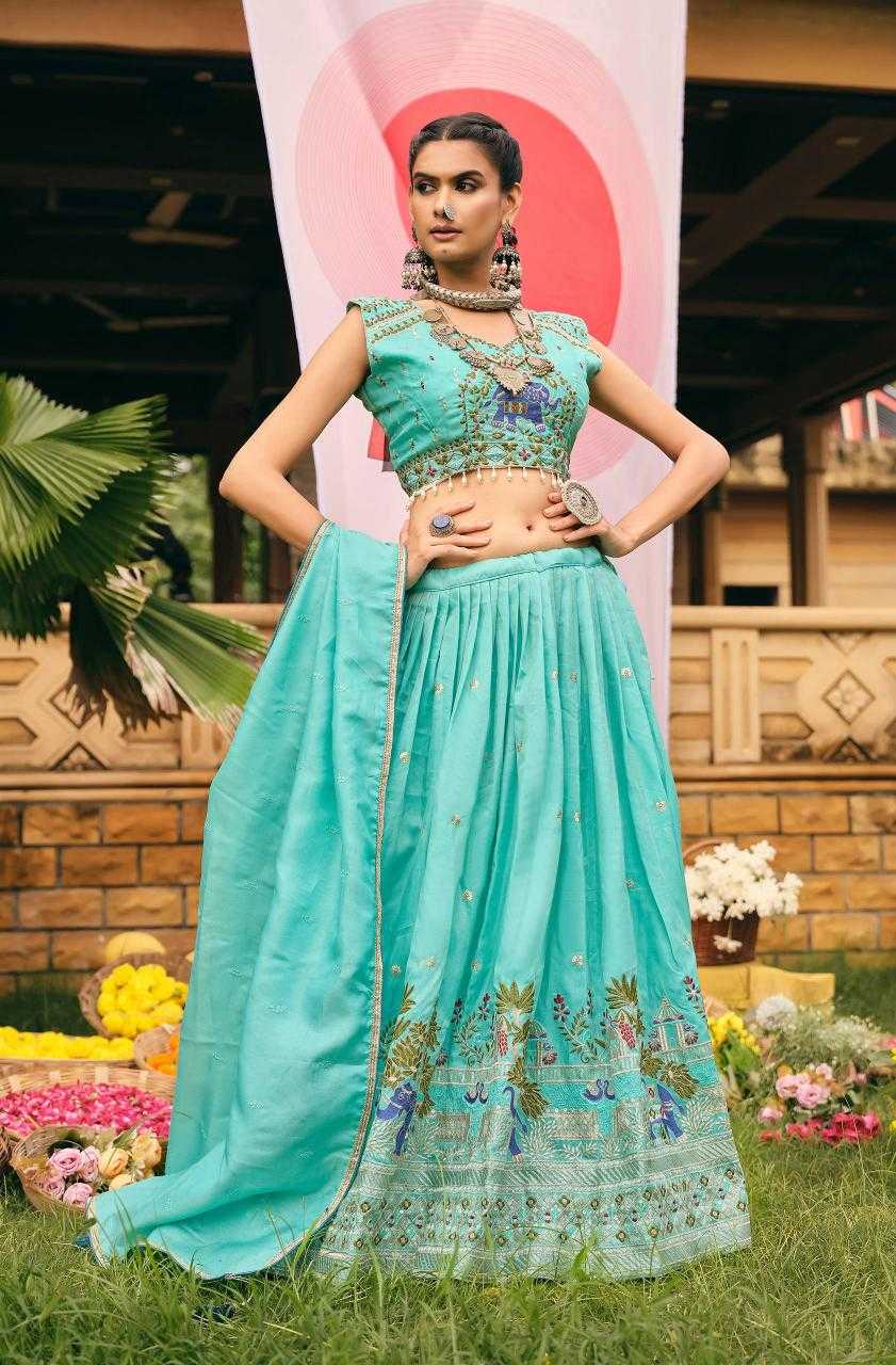YNF Wholesale Shimmer silk Designer Lehenga RIN215 33 | Surat Manufacturer