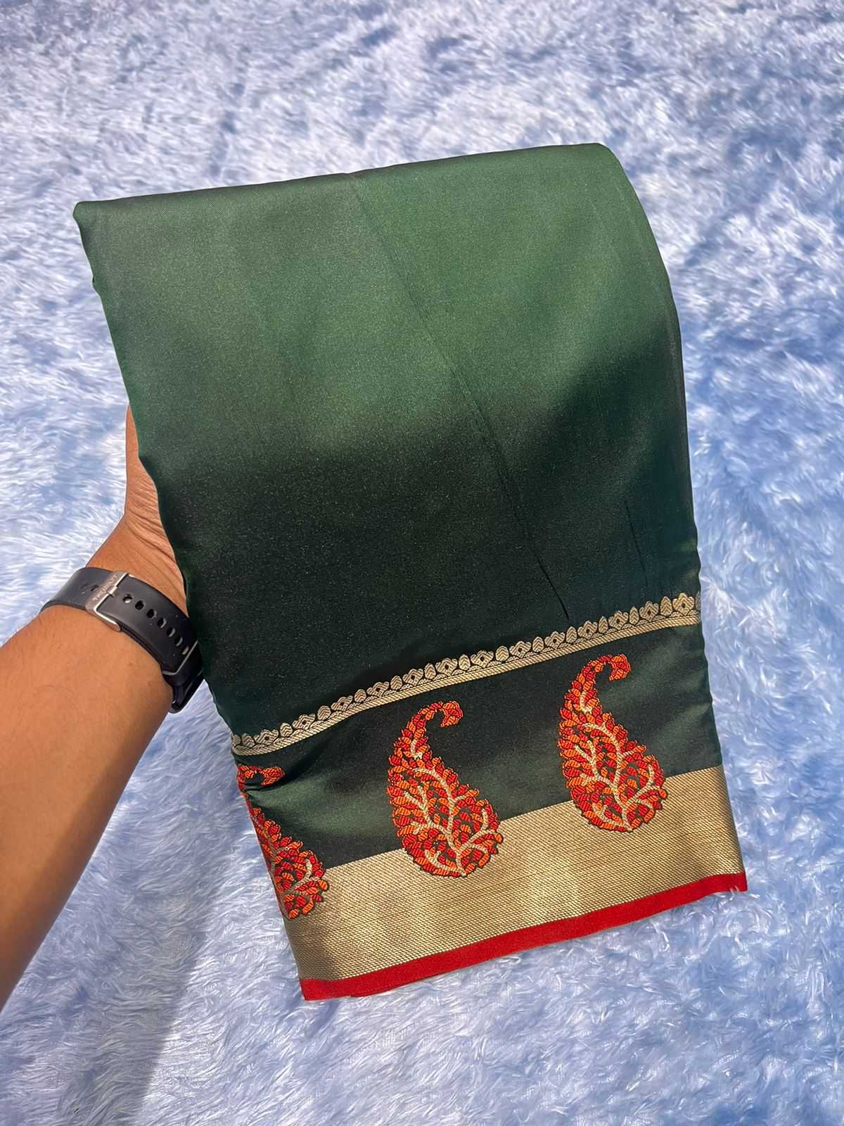 YNF Wholesale Silk Silk Sarees With Contrast Pallu RIN203 Mysore | Surat Manufacturer