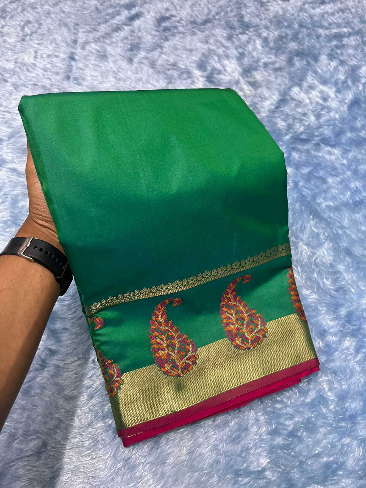YNF Wholesale Silk Silk Sarees With Contrast Pallu RIN203 Mysore | Surat Manufacturer
