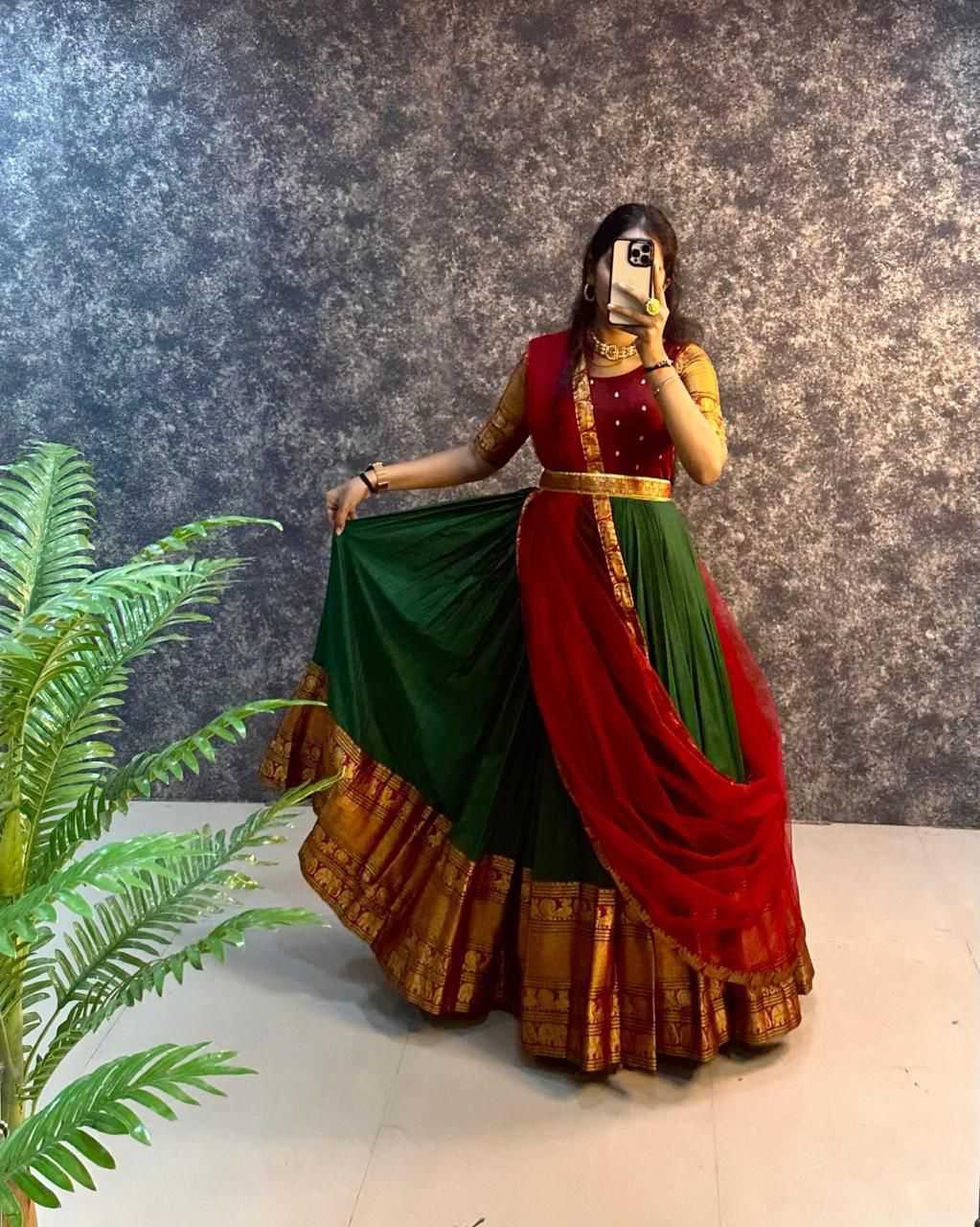 YNF Wholesale Silk Fancy Gowns RIN235 1038 | Surat Manufacturer
