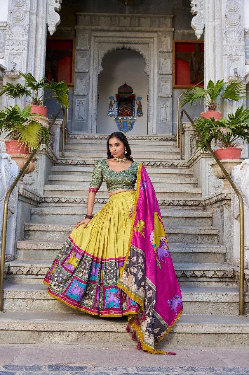 YNF Wholesale Tussar Silk Designer Lehenga KESH511 MAYA | Surat Manufacturer