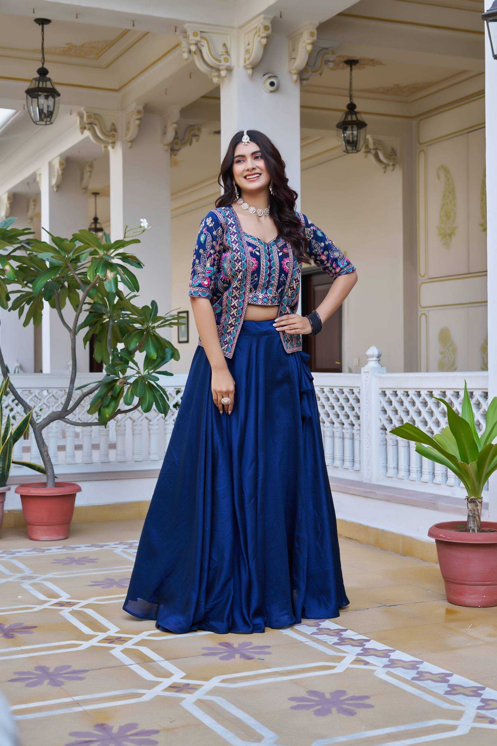 YNF Wholesale Vichitra Silk Fancy Lehenga KESH498 142 | Surat Manufacturer