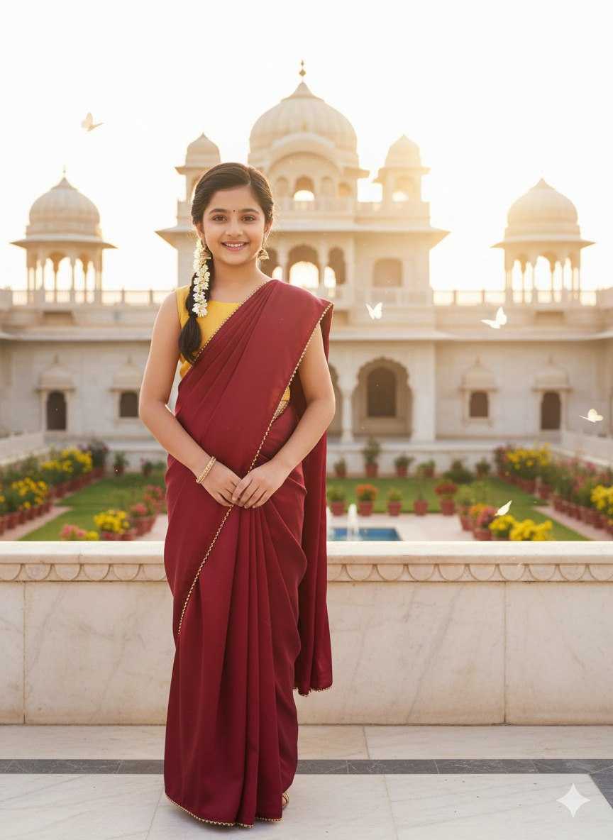 YNF Wholesale Banglori Silk Kids Saree Dress KESH505 017 | Surat Manufacturer