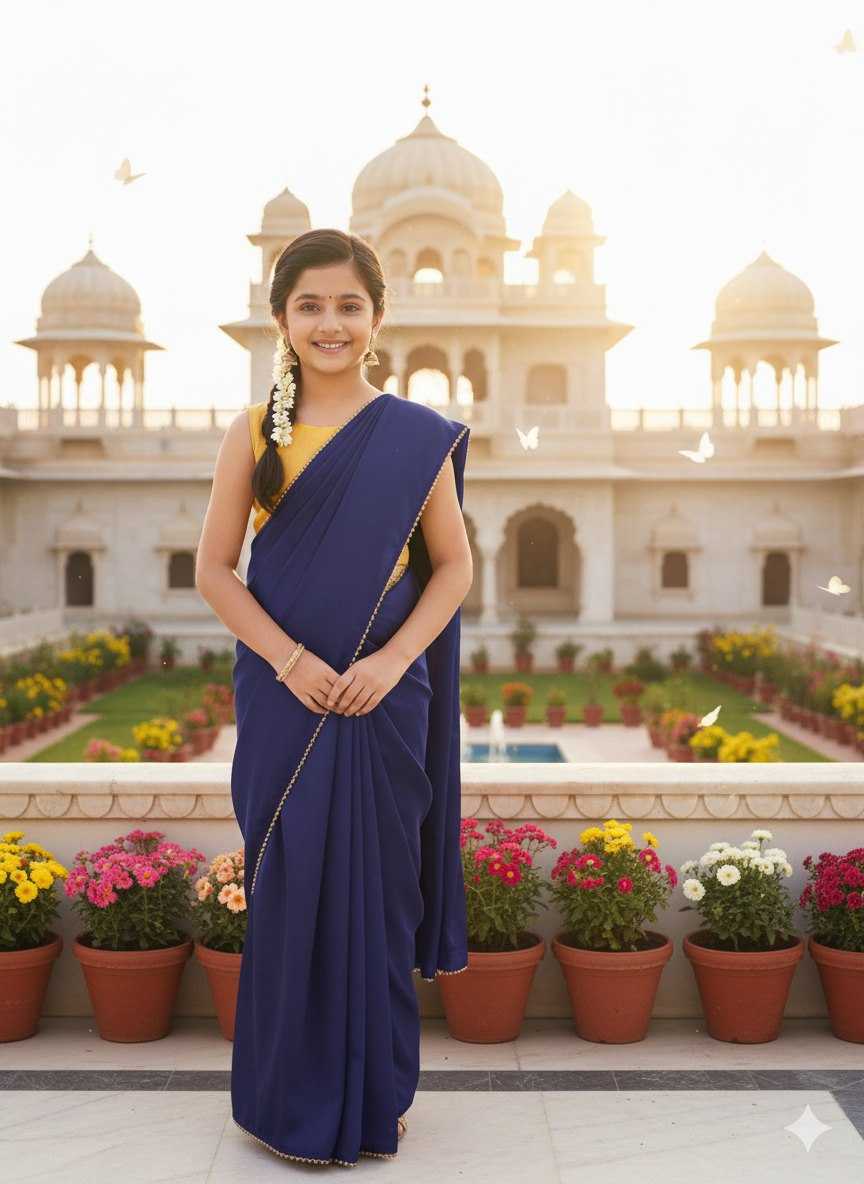 YNF Wholesale Banglori Silk Kids Saree Dress KESH505 017 | Surat Manufacturer
