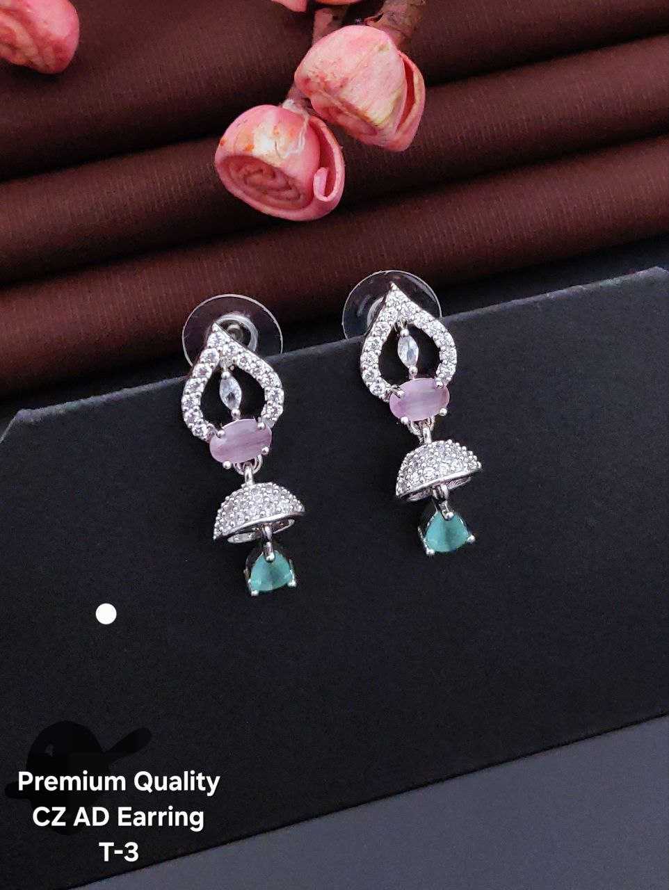 YNF Wholesale Brass Fancy Earrings KESH111 | Surat Manufacturer