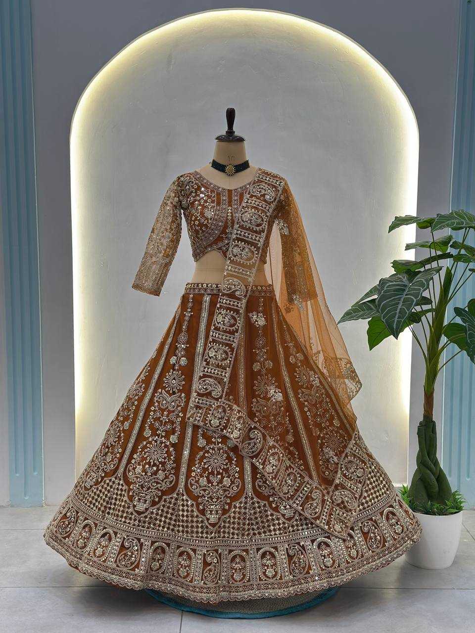 YNF Wholesale Butterfly Net Wedding Lehenga KESH533 5161 | Surat Manufacturer