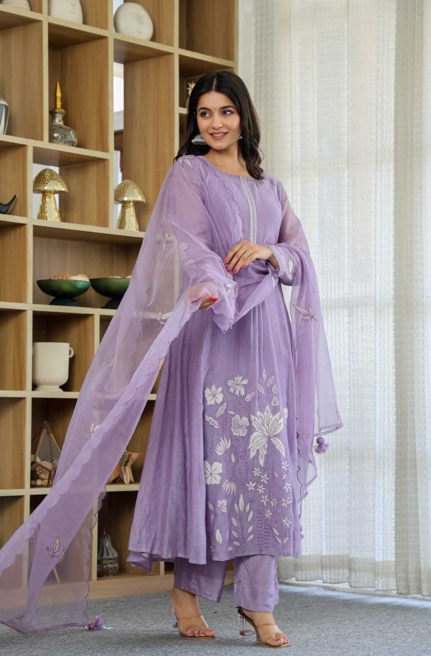 YNF Wholesale Chanderi Silk Chanderi Suit KESH595 DEVKI | Surat Manufacturer