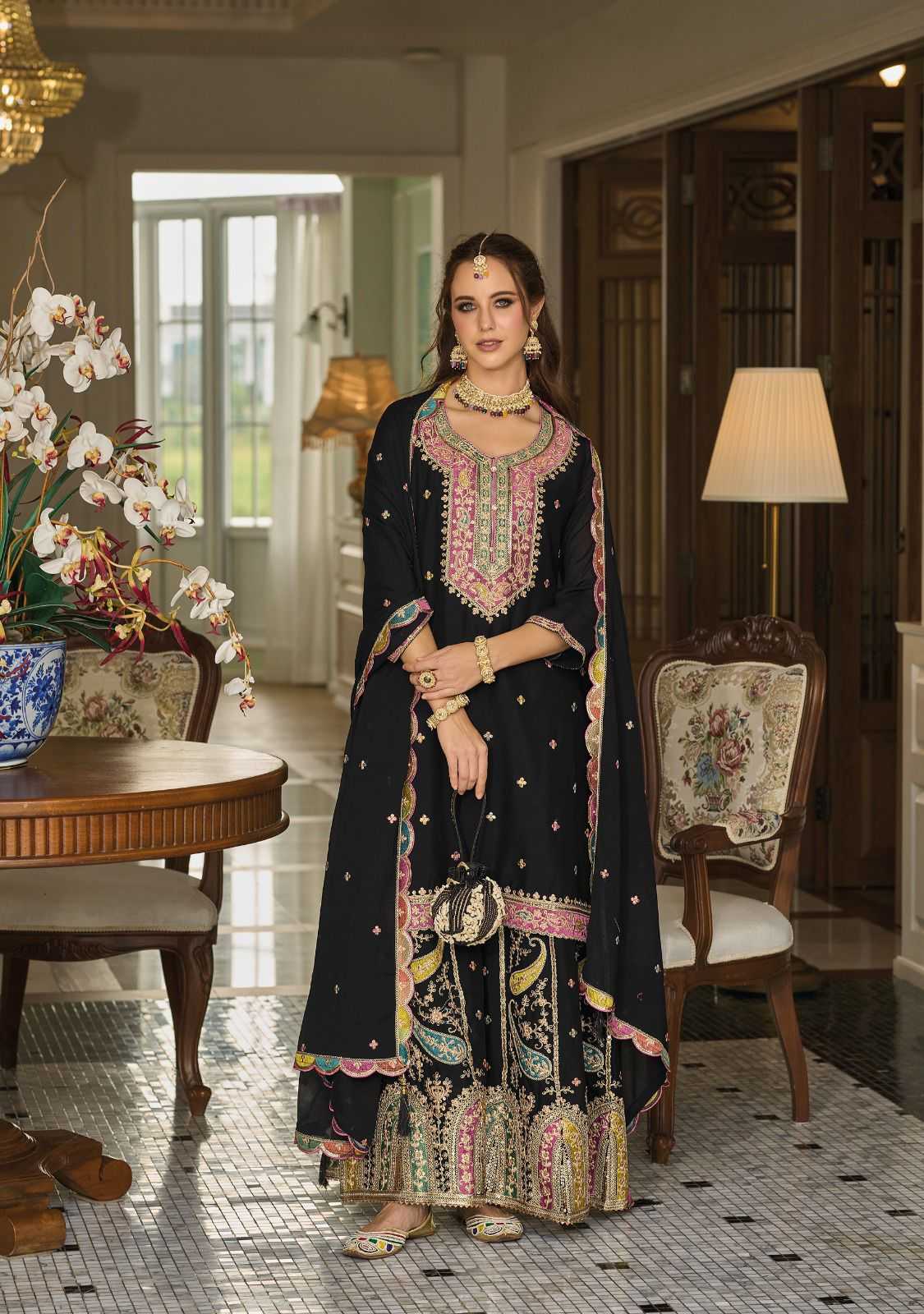 YNF Wholesale Chinon Ladies Suits KESH530 JEBA SAFROON vol-3 | Surat Manufacturer