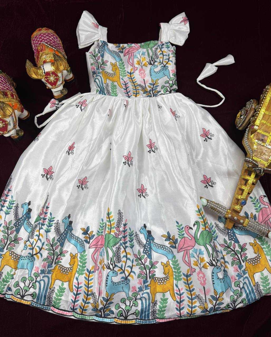 YNF Wholesale Chinon Kids Gown KESH642 046 | Surat Manufacturer