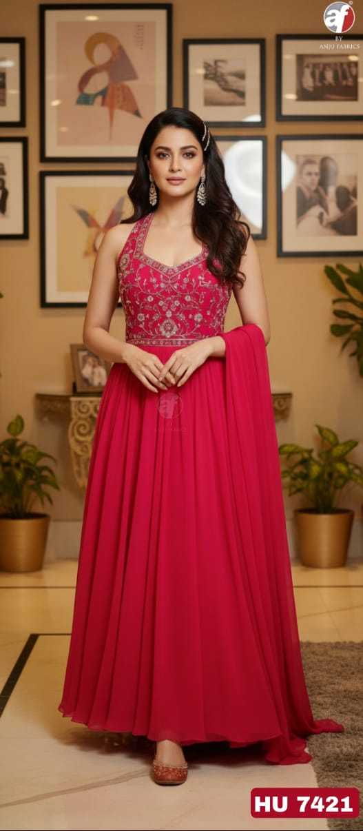 YNF Wholesale Chinon Fancy Gowns RIN233 anuj 7419 | Surat Manufacturer