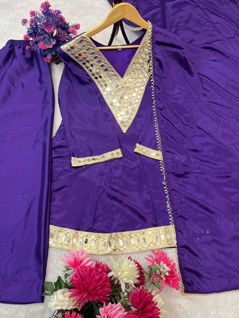 YNF Wholesale Chinon Silk Palazzo Suit RIN212 7091 | Surat Manufacturer