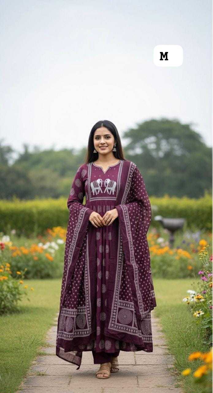 YNF Wholesale Cotton Anarkali Kurtis KESH594 ARHIKA | Surat Manufacturer