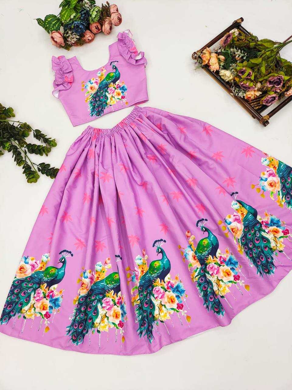 YNF Wholesale Cotton Kids Lehenga KESH642 029 | Surat Manufacturer
