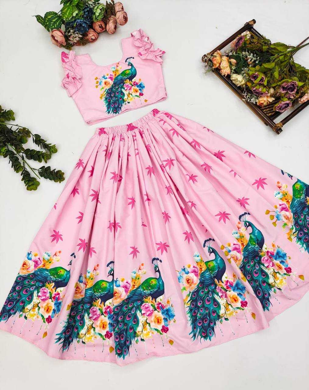YNF Wholesale Cotton Kids Lehenga KESH642 029 | Surat Manufacturer