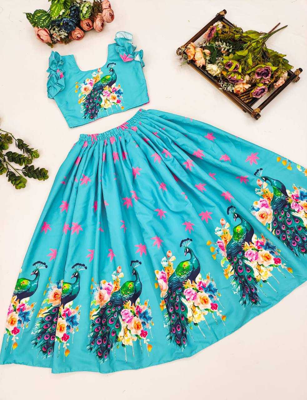 YNF Wholesale Cotton Kids Lehenga KESH642 029 | Surat Manufacturer