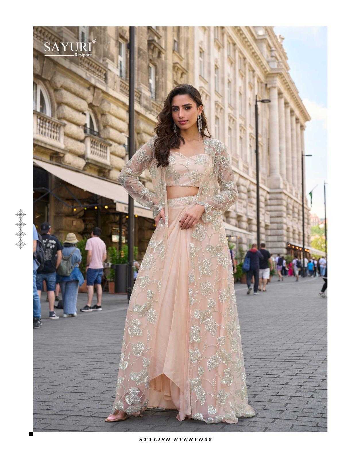 YNF Wholesale Crepe Silk Ladies Silk Suit RIN184 SAYURI HASEENA | Surat Manufacturer
