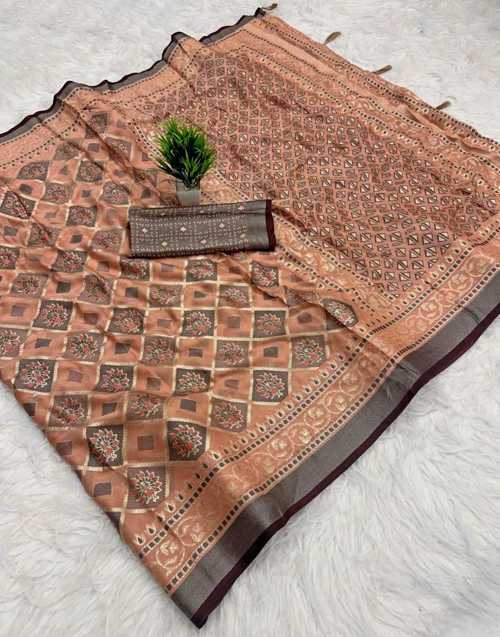 YNF Wholesale Dull Moss Fancy Sarees KESH441 Chandrakala 3 | Surat Manufacturer
