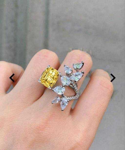 YNF Wholesale Fancy AD Diamond Rings KESH483 1 | Surat Manufacturer