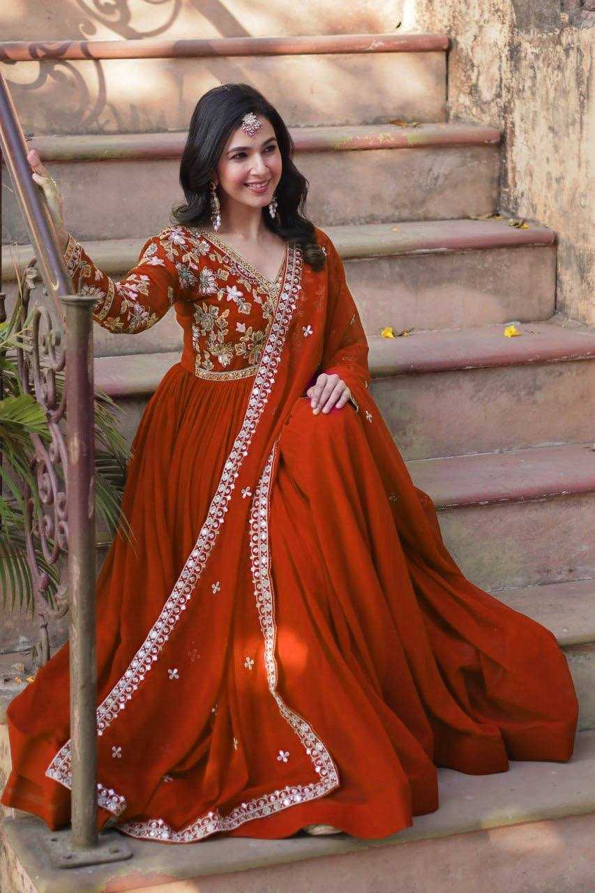 YNF Wholesale Faux Blooming Wedding Gown KESH175 47 | Surat Manufacturer