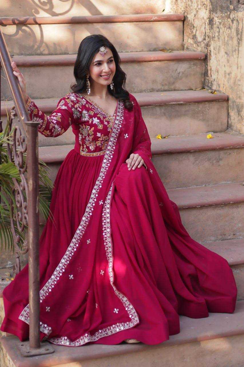 YNF Wholesale Faux Blooming Wedding Gown KESH175 47 | Surat Manufacturer