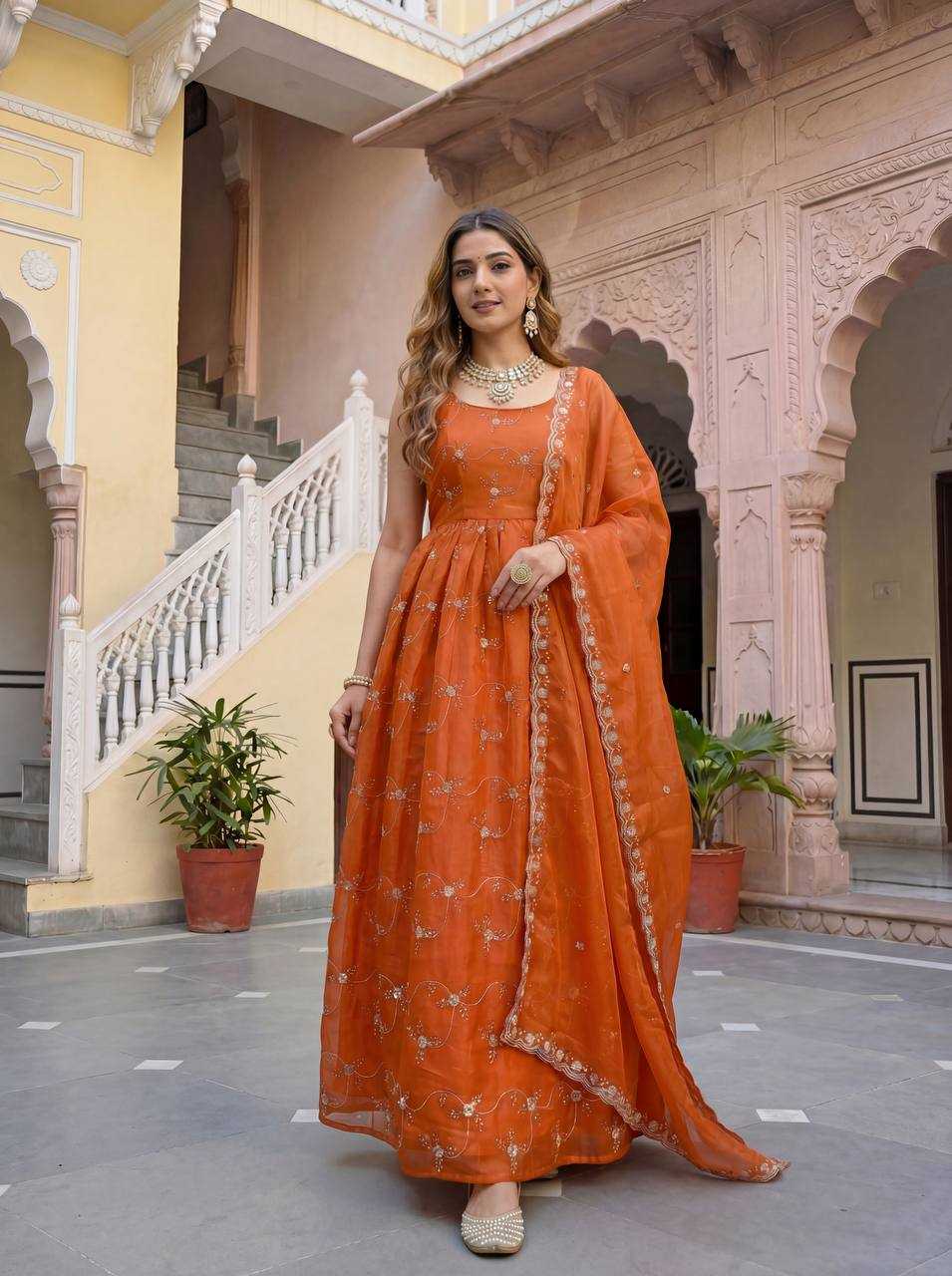 YNF Wholesale FENDY Silk Anarkali Gown KESH533 5156 | Surat Manufacturer