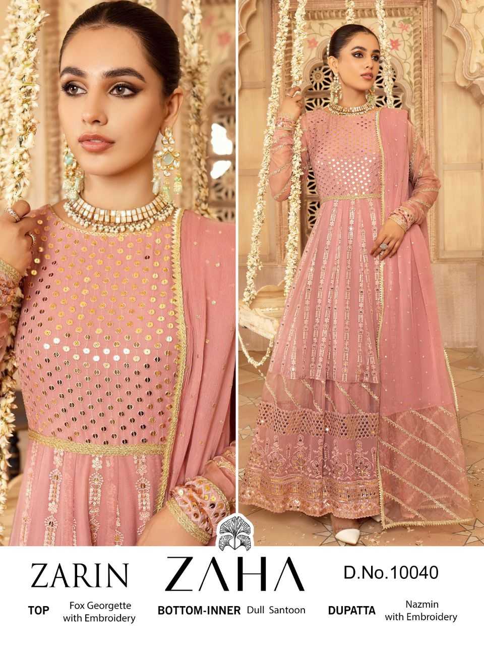 YNF Wholesale Georgette Festive Kurtis KESH530 ZAHA ZARIN | Surat Manufacturer