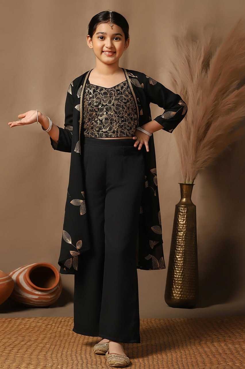 YNF Wholesale Georgette Kids Festive Wear KESH642 027 | Surat Manufacturer