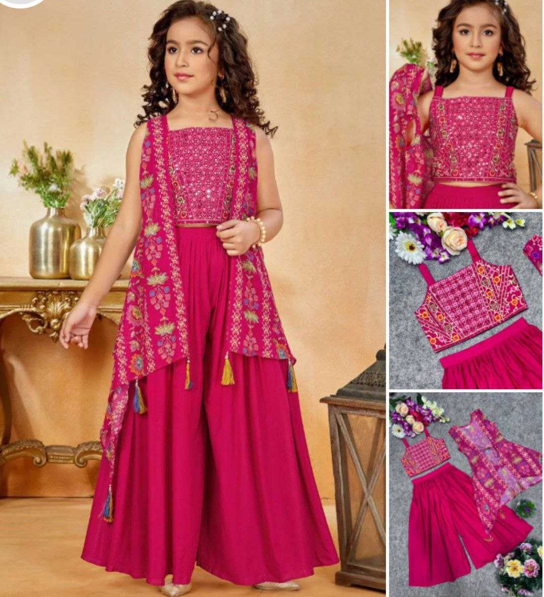 YNF Wholesale Heavy Crepe Embroidered Frock KESH461 166 | Surat Manufacturer