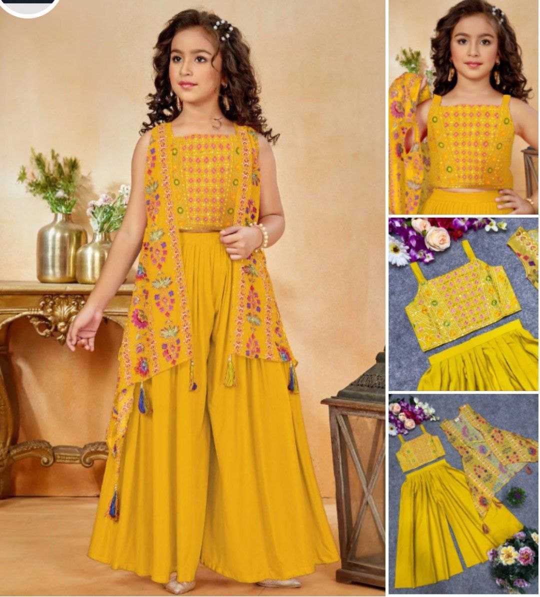 YNF Wholesale Heavy Crepe Embroidered Frock KESH461 166 | Surat Manufacturer