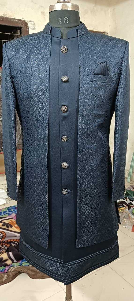 YNF Wholesale Heavy Silk Men Wedding kurta KESH650 ZAKIR | Surat Manufacturer