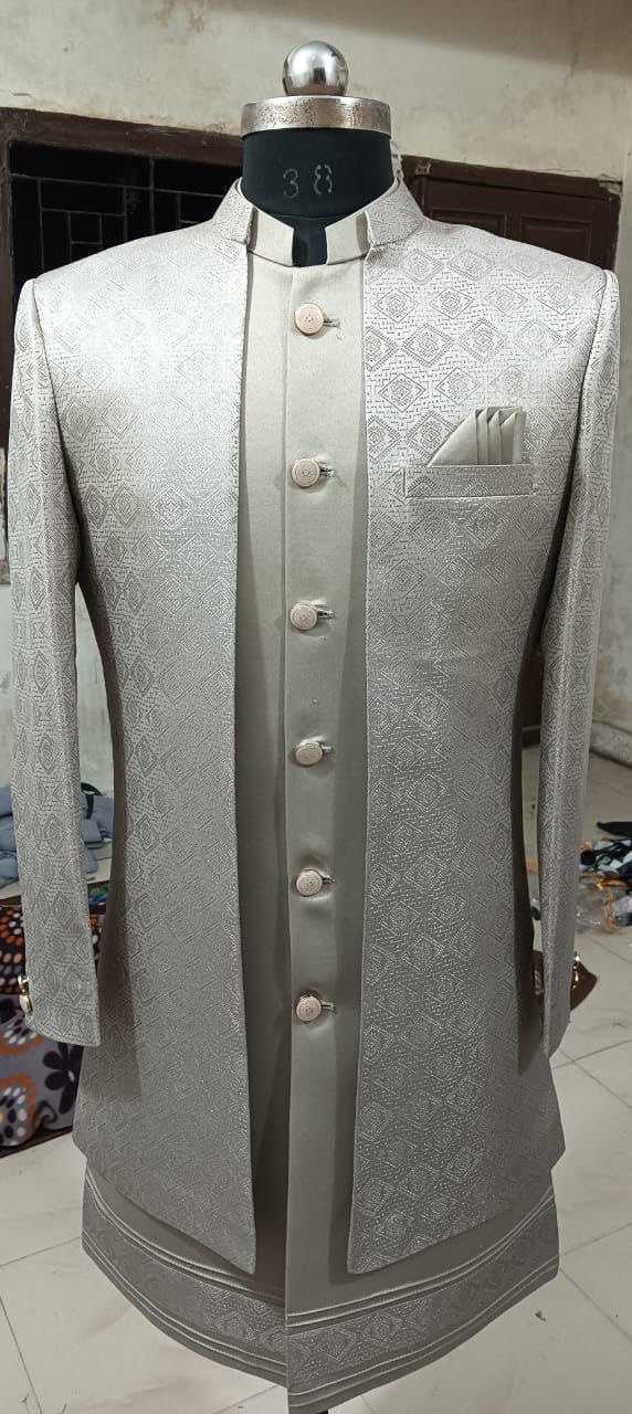 YNF Wholesale Heavy Silk Men Wedding kurta KESH650 ZAKIR | Surat Manufacturer