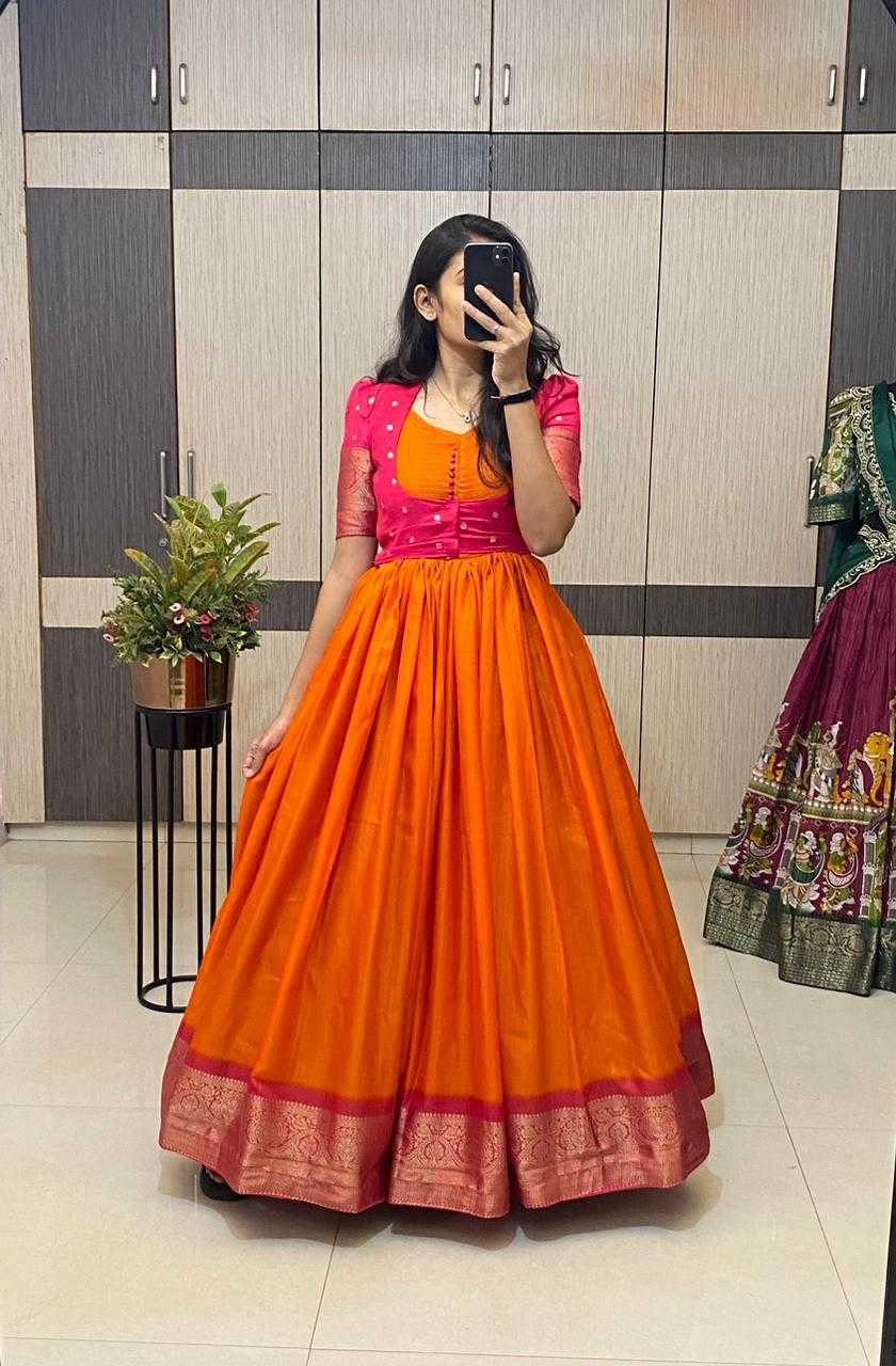 YNF Wholesale Jacquard Party Wear Gowns KESH503 8147 | Surat Manufacturer