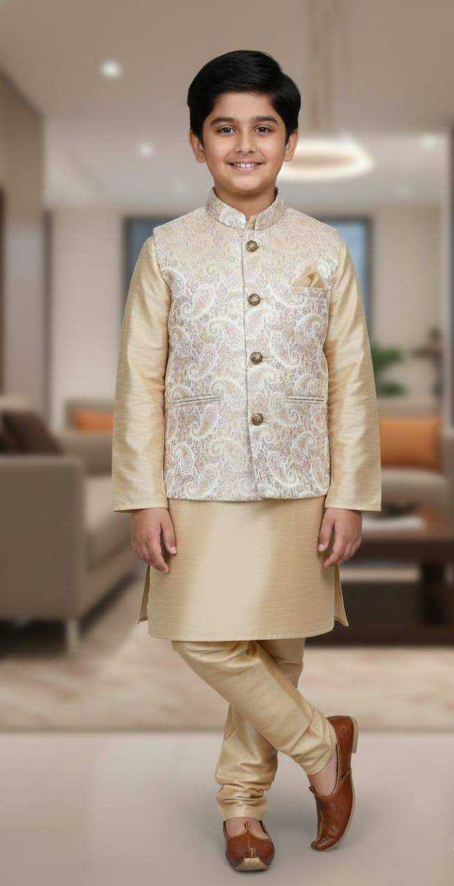 YNF Wholesale Jacquard Boys Kurta Pyjama KESH650 SAVI | Surat Manufacturer