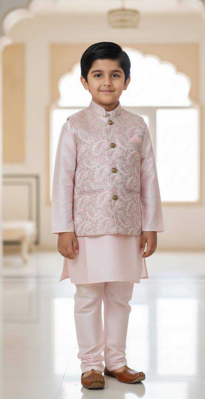 YNF Wholesale Jacquard Boys Kurta Pyjama KESH650 SAVI | Surat Manufacturer
