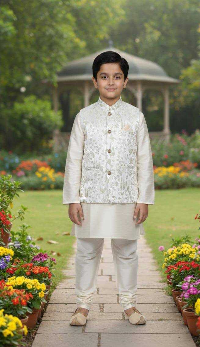 YNF Wholesale Jacquard Boys Kurta Pyjama KESH650 SAVI | Surat Manufacturer
