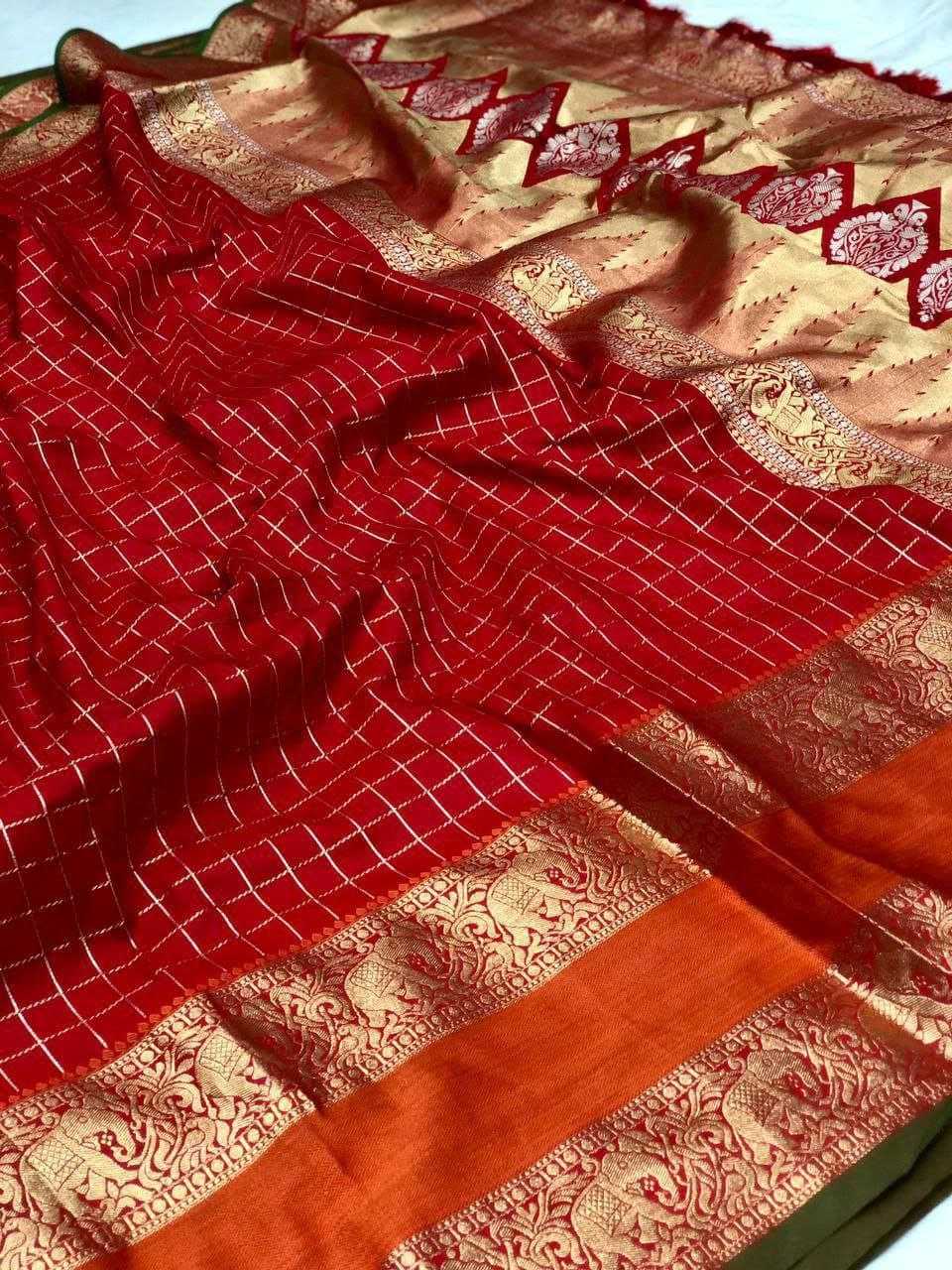 YNF Wholesale Jacquard Soft Silk Sarees RIN211 Avantika-Vol-1 | Surat Manufacturer
