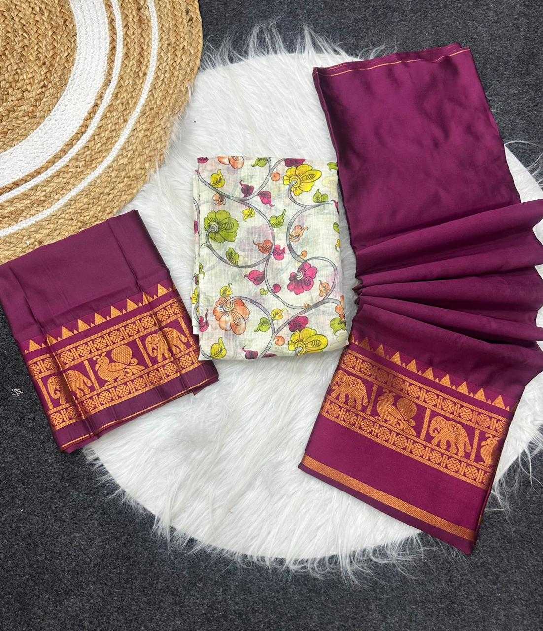 YNF Wholesale Kanjivaram Silk Half Sarees KESH554 Half | Surat Manufacturer