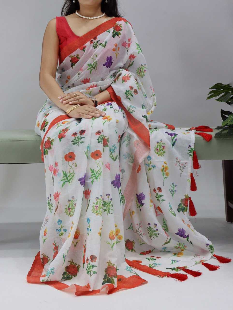 YNF Wholesale Linen Designer Sarees RIN119 1201 | Surat Manufacturer