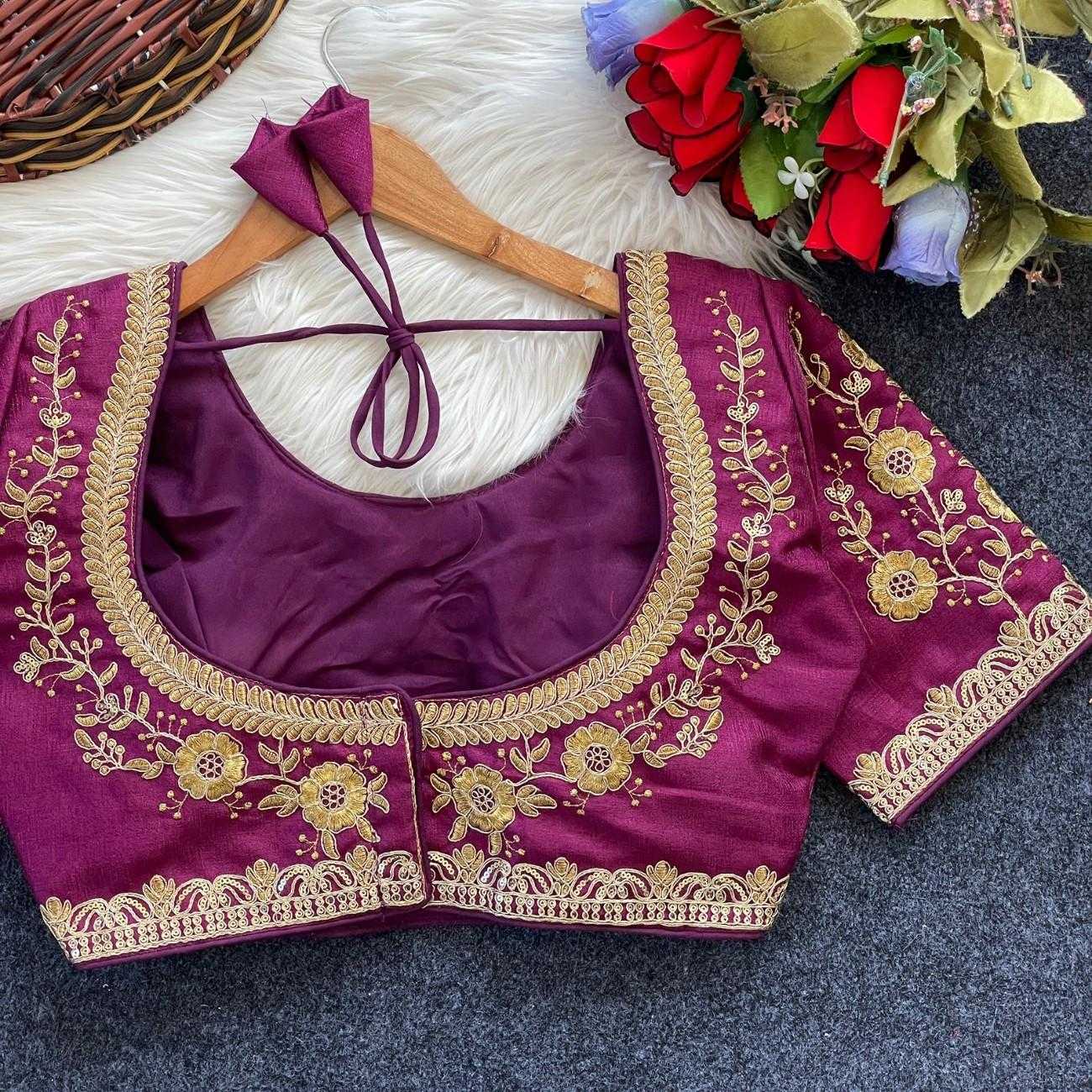 YNF Wholesale Milan Silk Designer Blouse KESH554 KARINA | Surat Manufacturer