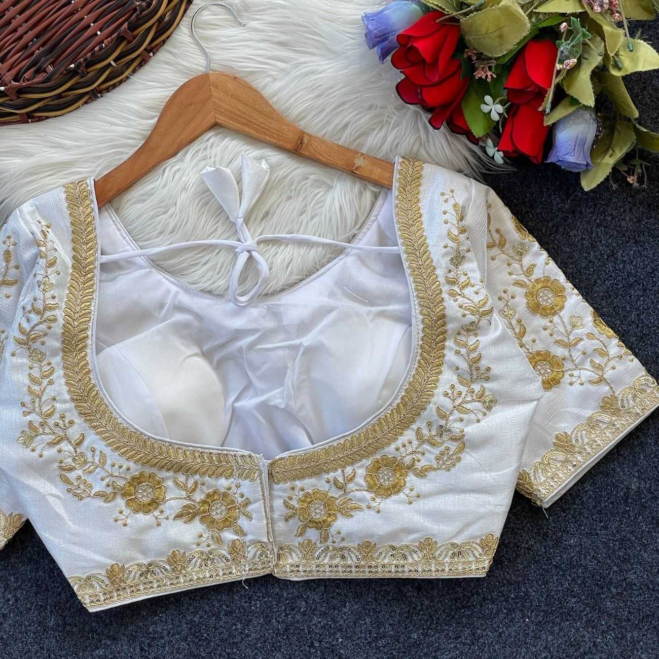YNF Wholesale Milan Silk Designer Blouse KESH554 KARINA | Surat Manufacturer