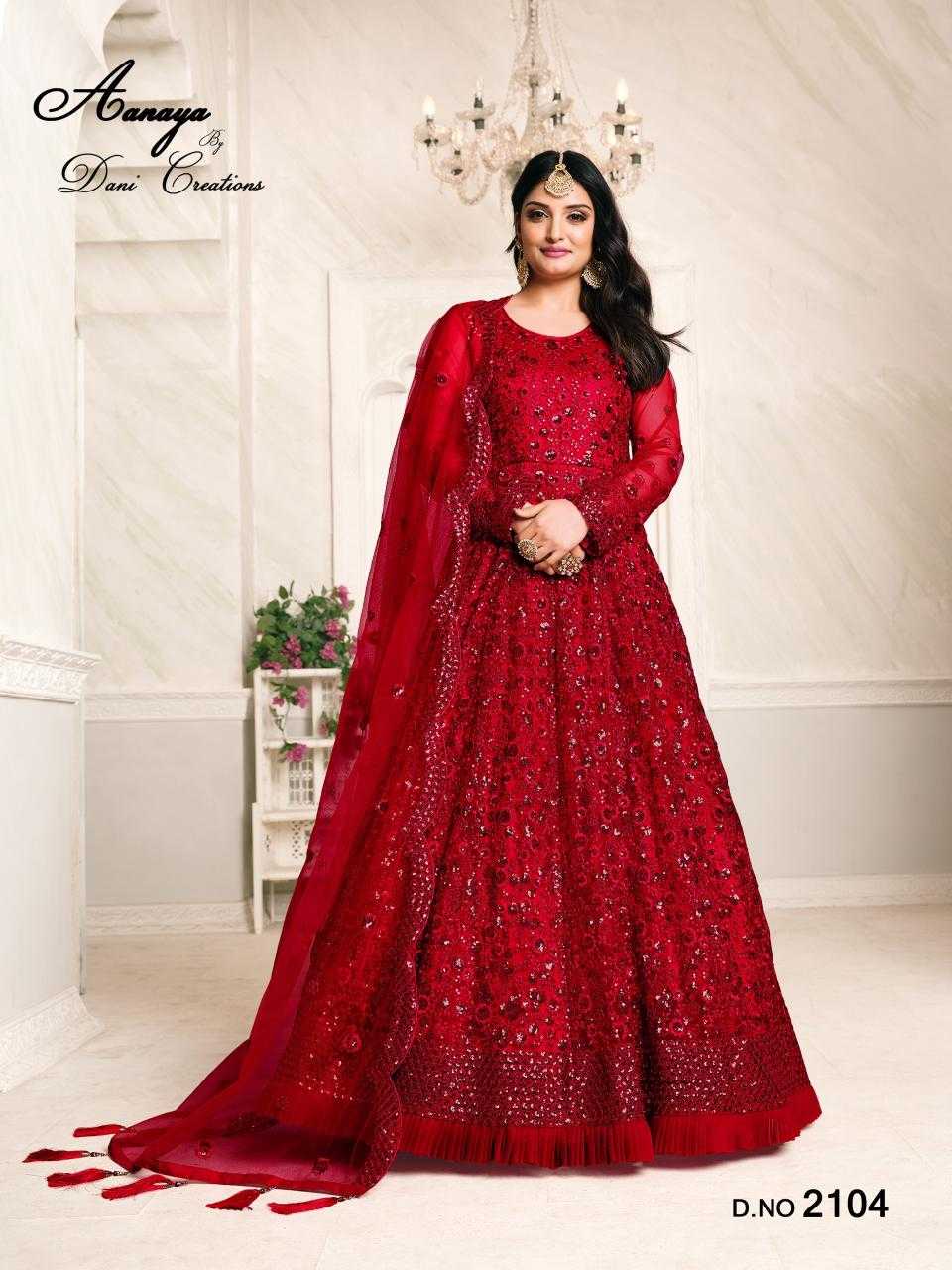 YNF Wholesale Net Wedding Gown KESH530 AANAYA 2100 | Surat Manufacturer