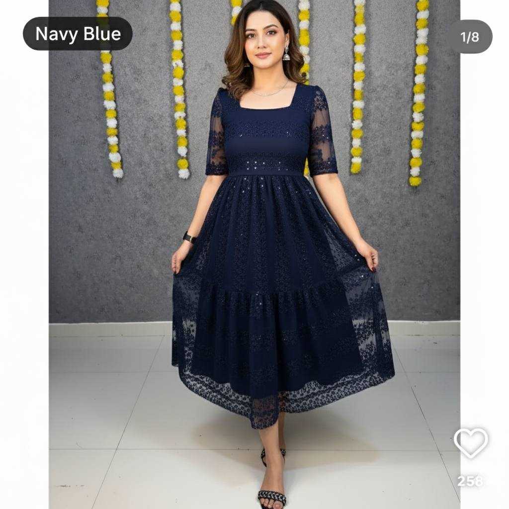 YNF Wholesale Net Dresses KESH544 SUKHI | Surat Manufacturer